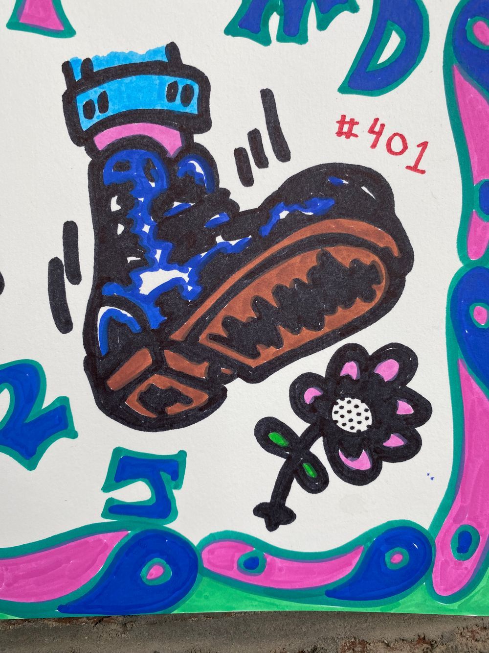 Flower stomp