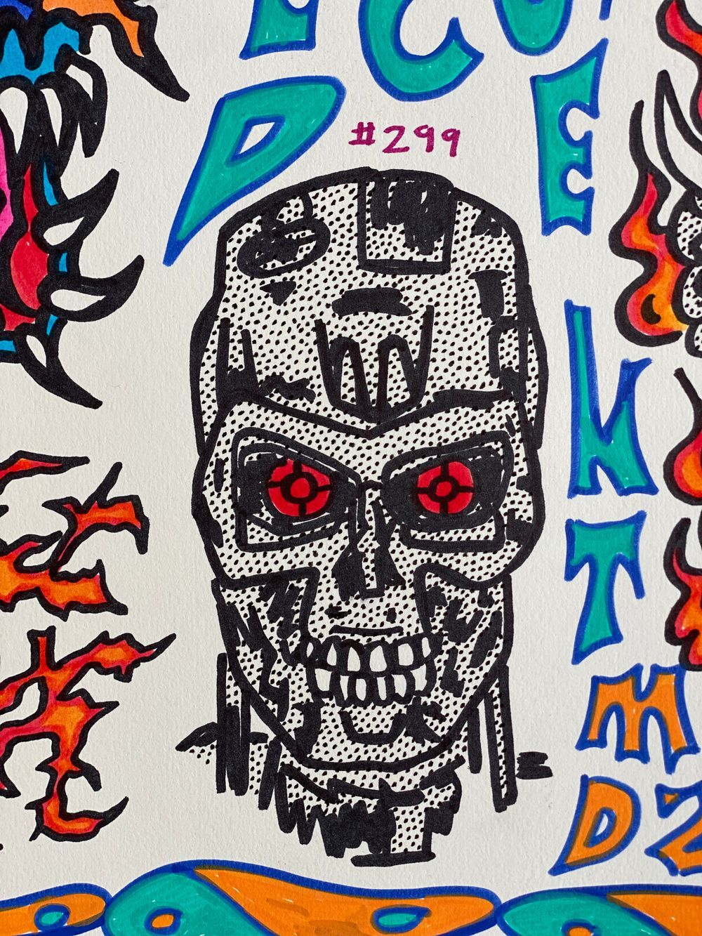 T-800 tattoo