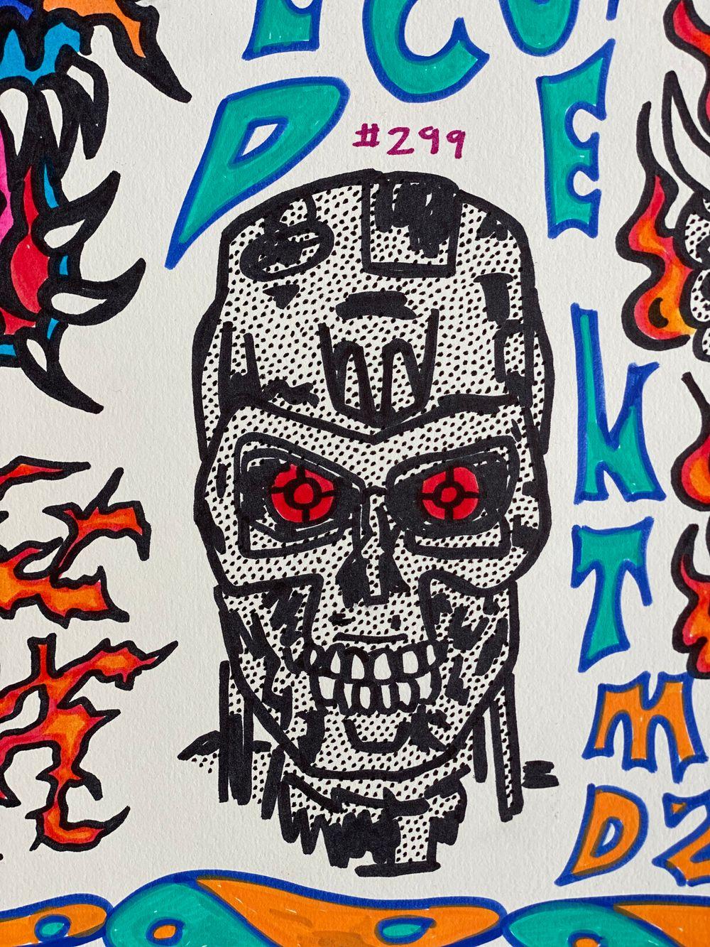 T-800 tattoo