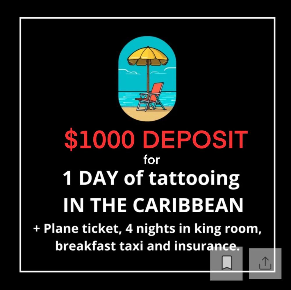 Deposit for 1 Caribbean Days