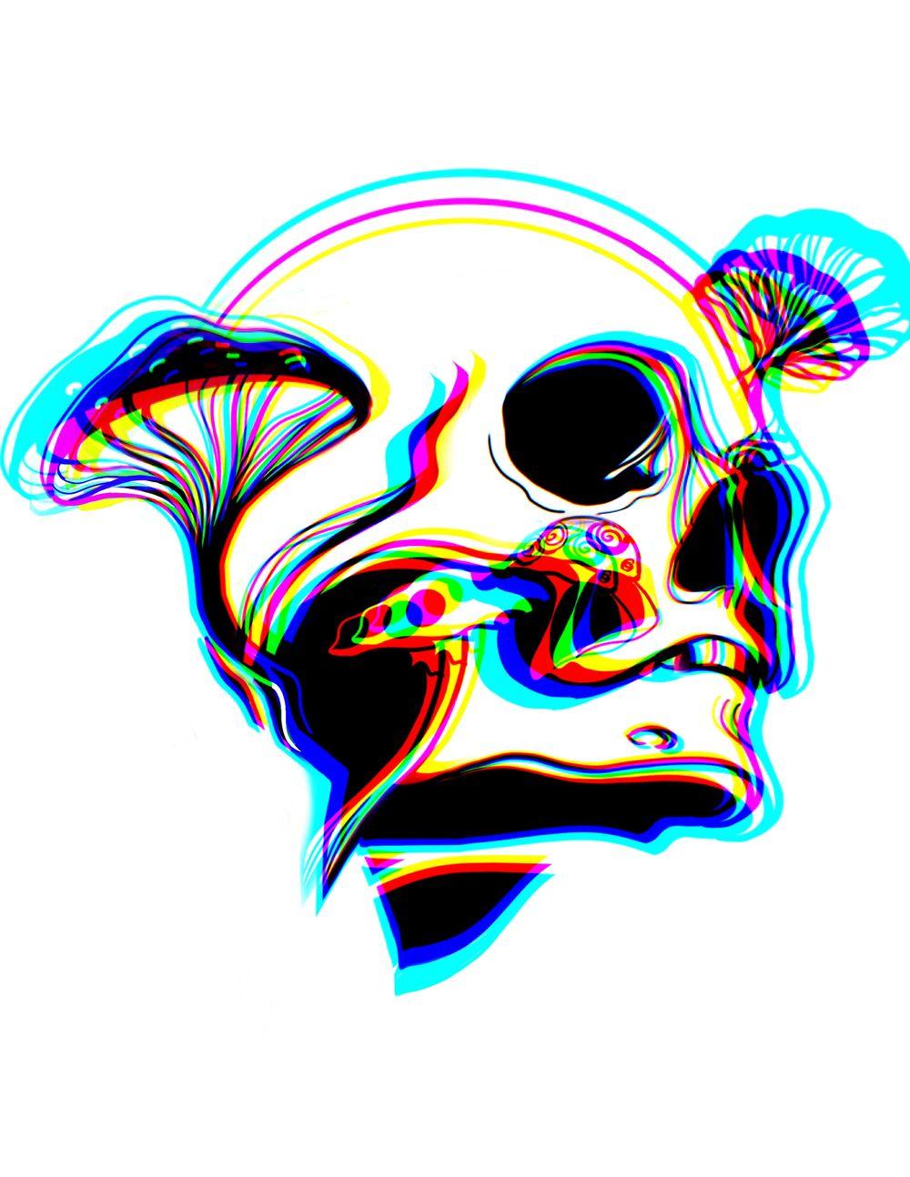 Trippy Skull 