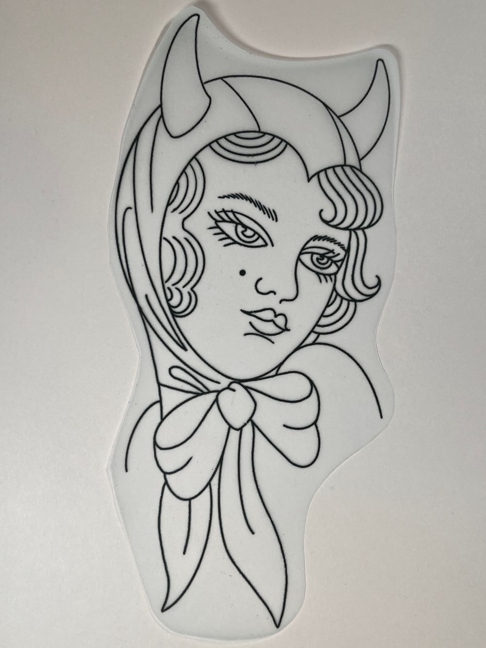 Lady head