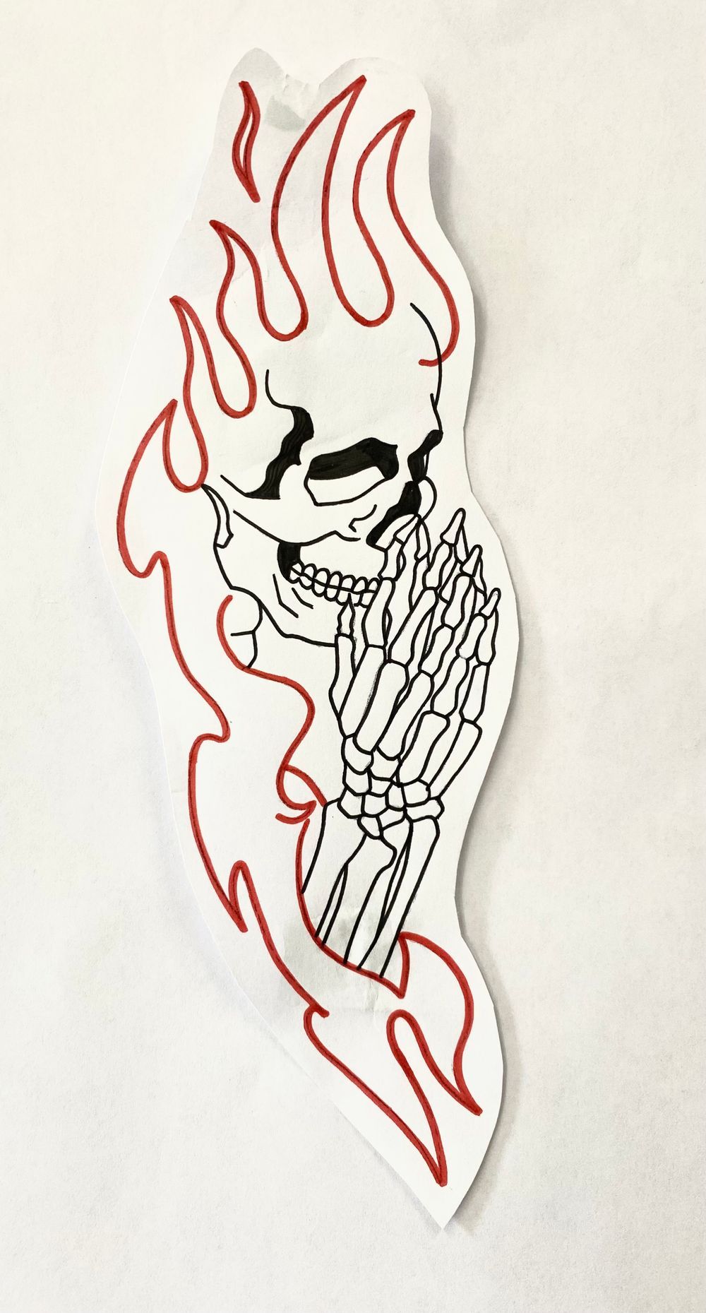 Skull and fire 1