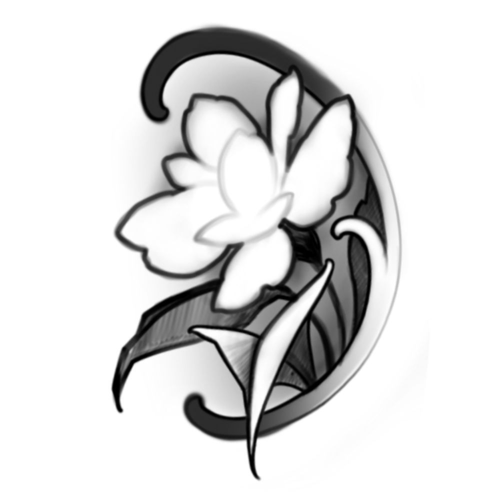 Flower and Leaves 