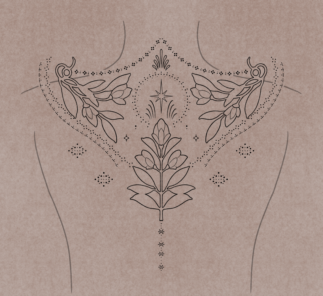Upper back ornamental