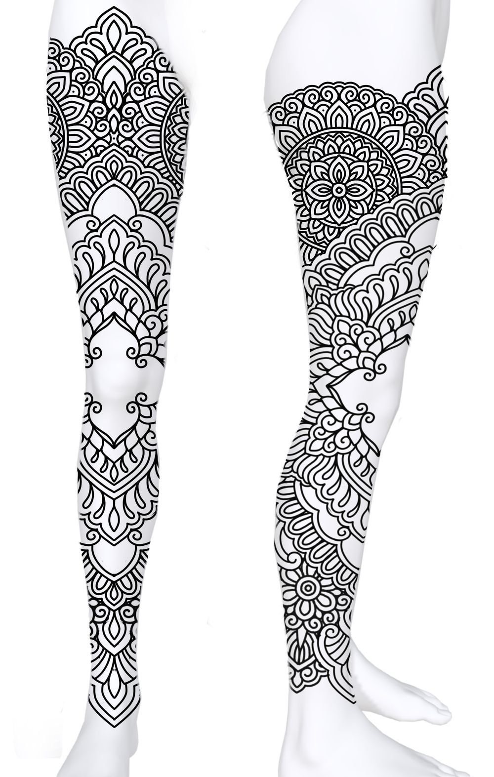 Ornamental leg sleeve