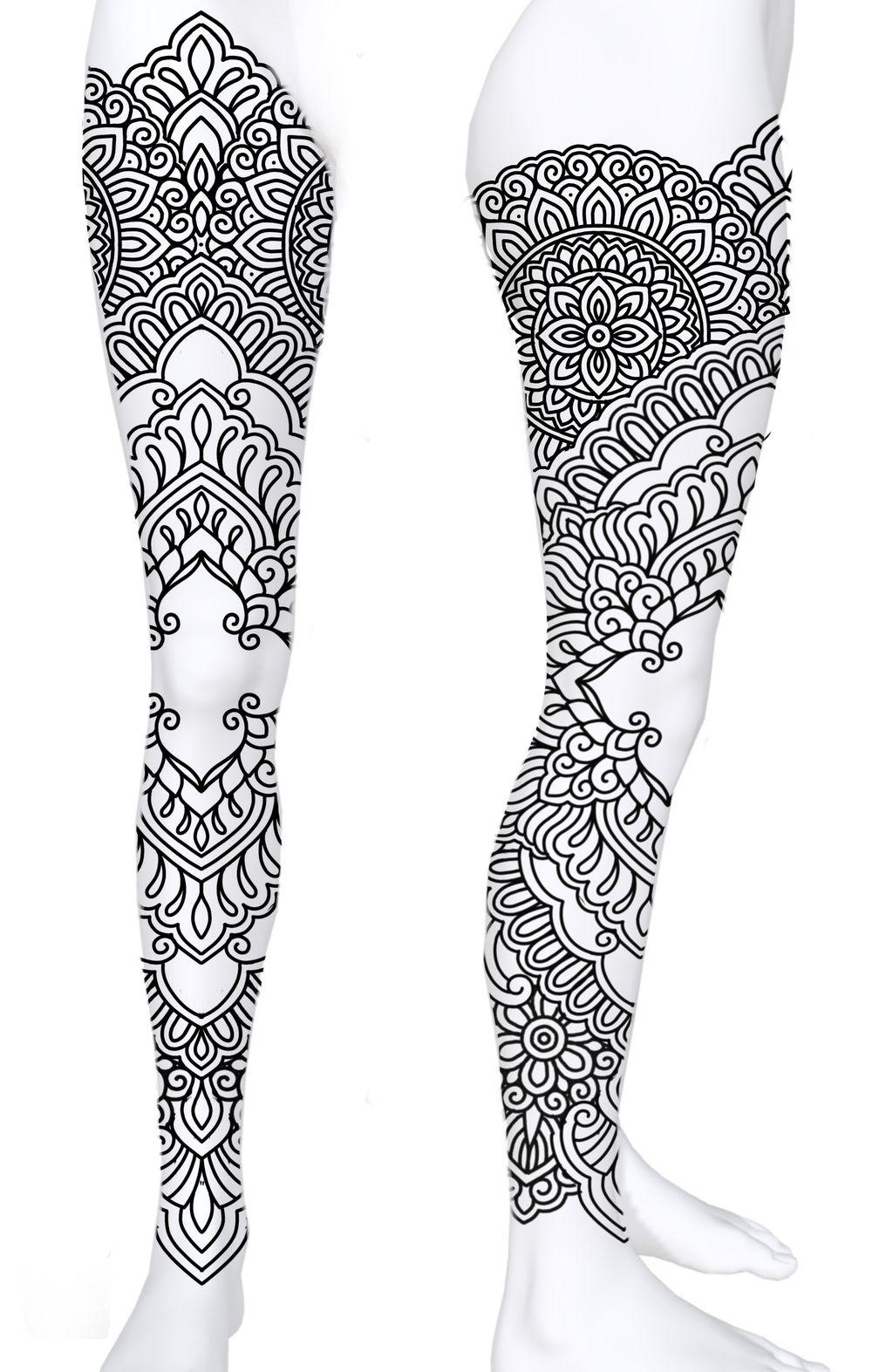 Ornamental leg sleeve