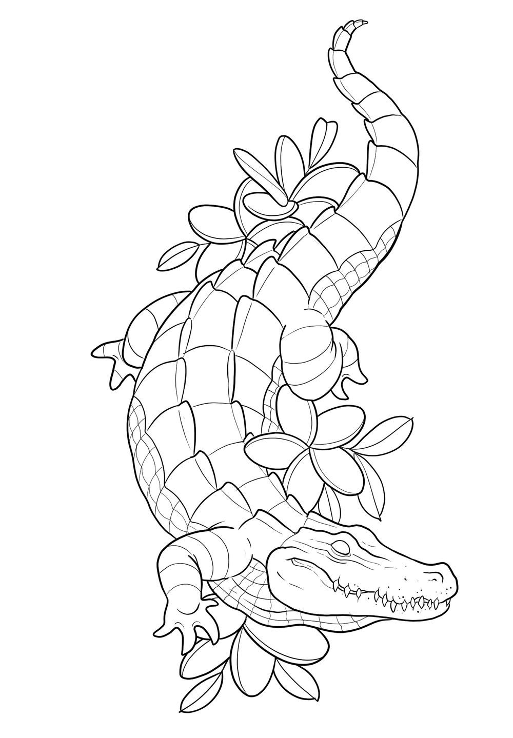Floral gator 