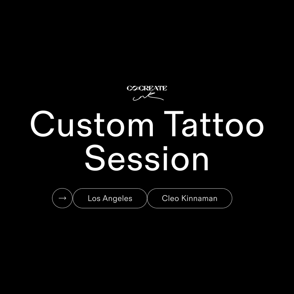 Custom tattoo session