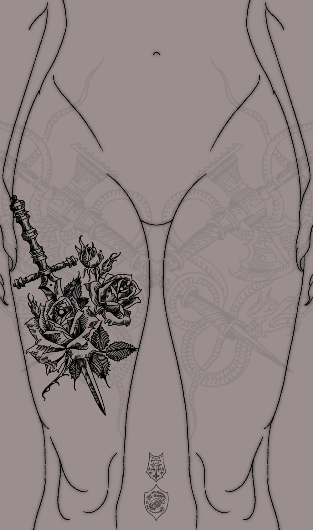 Dagger and Roses