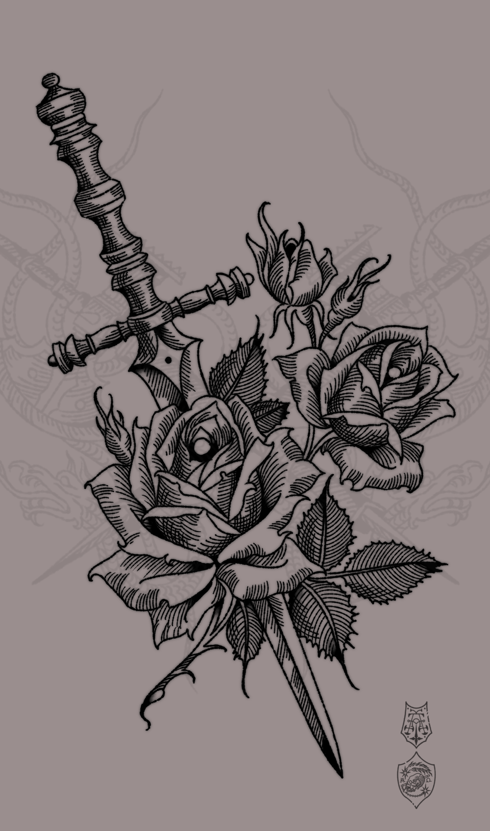 Dagger and Roses