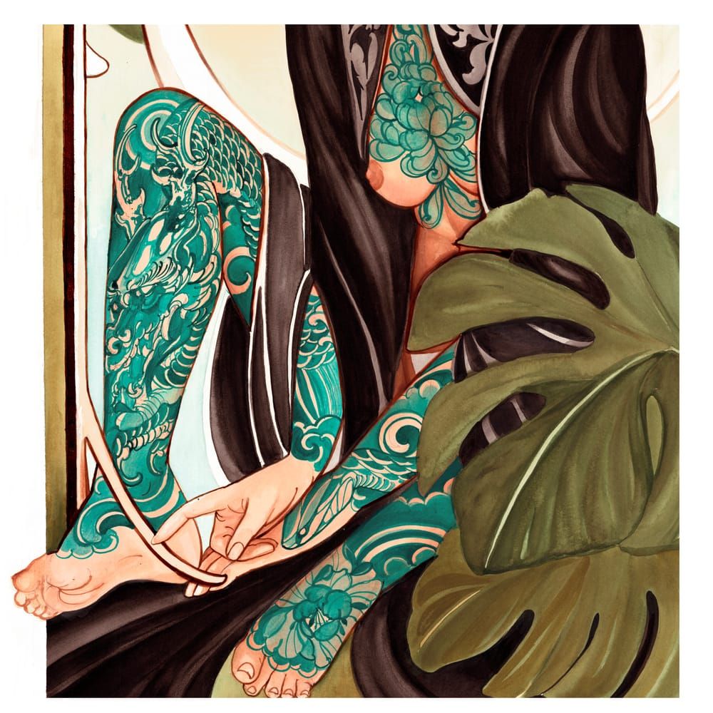 Tattoos like paintings