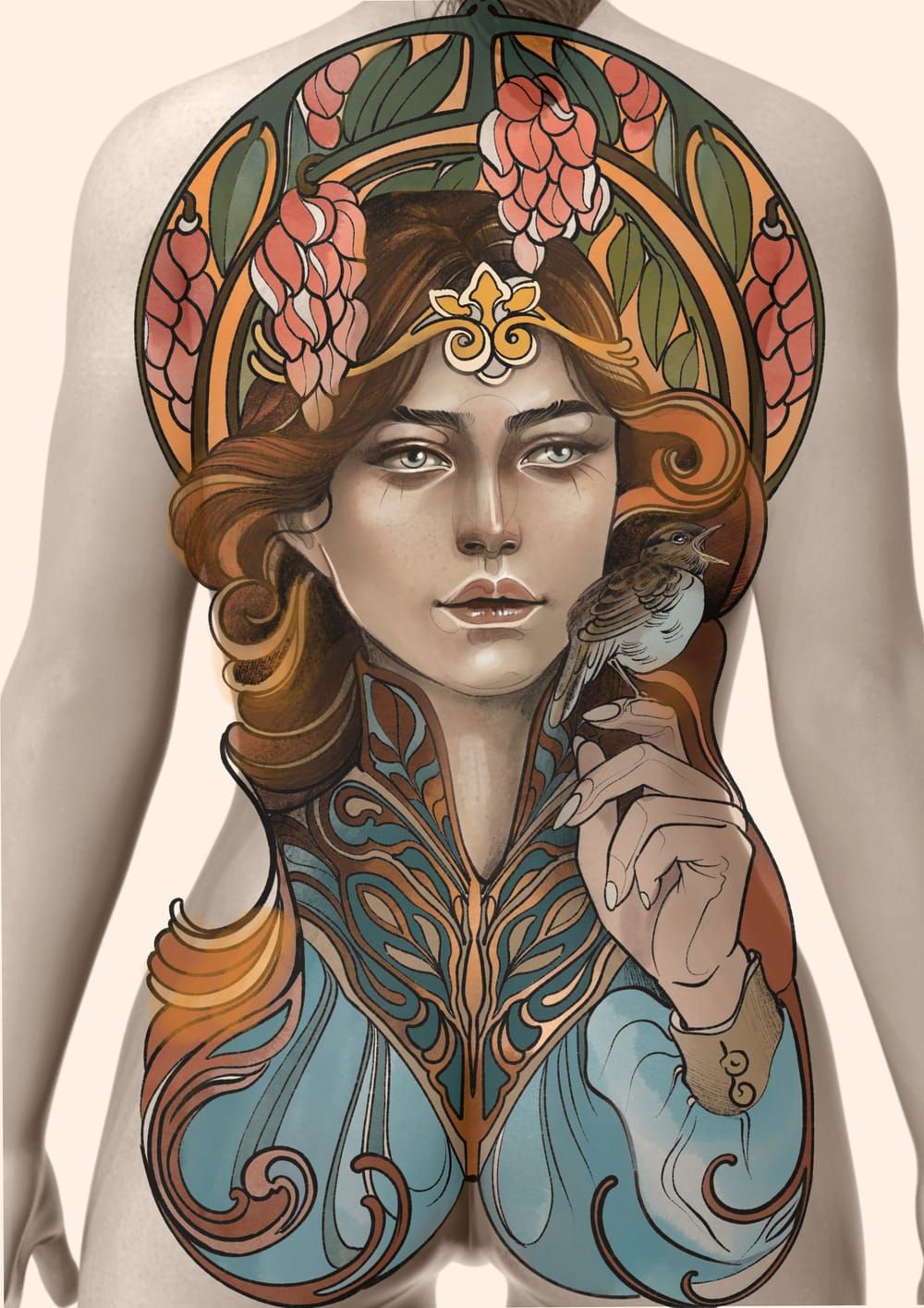 Tattoos like paintings