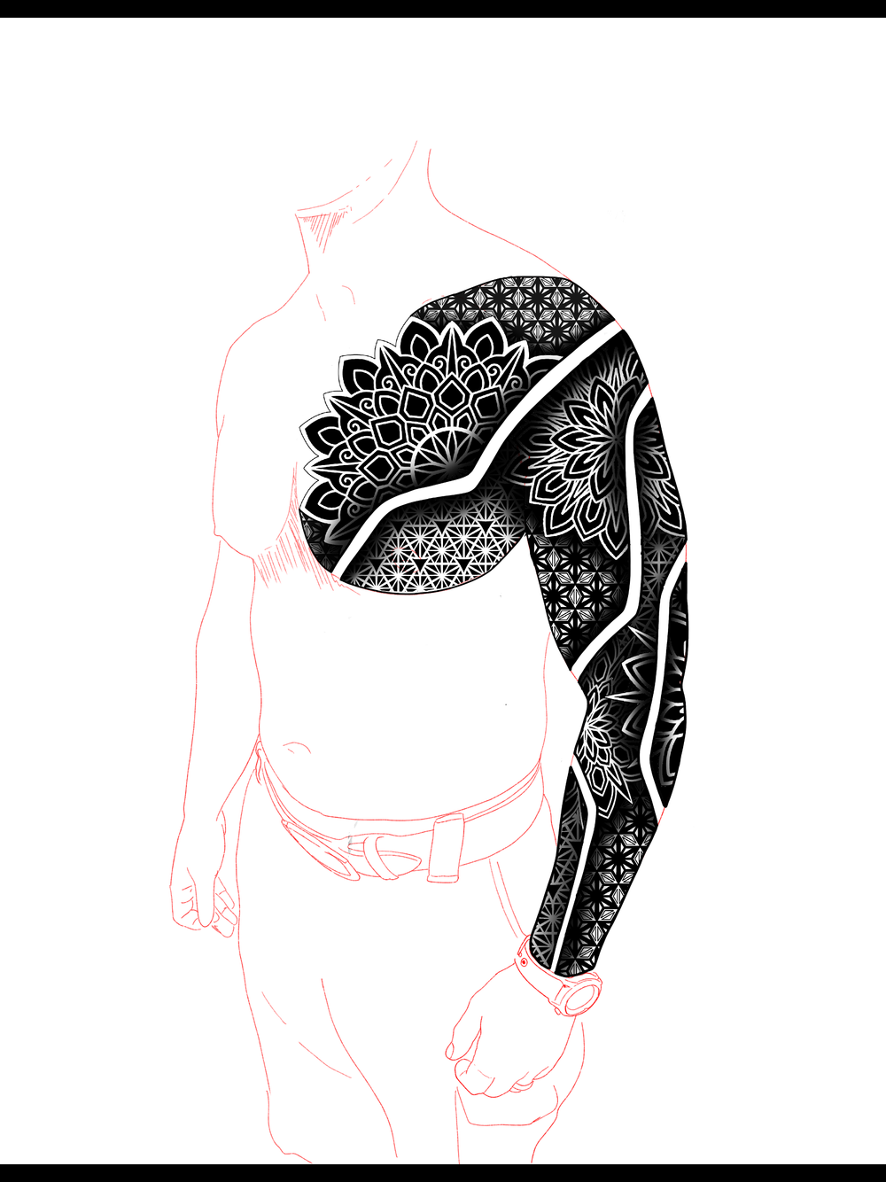 Sleeve/chest 