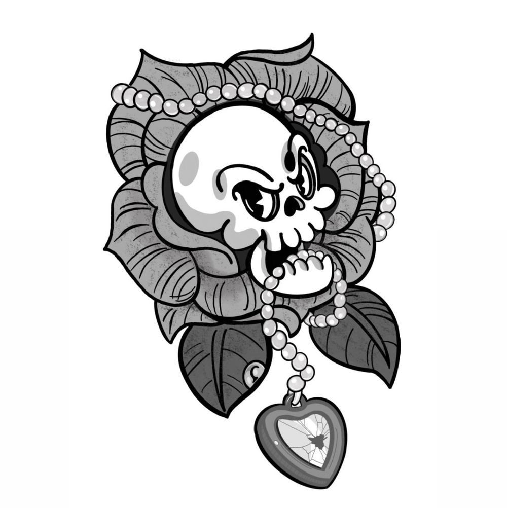 Flower Skull
