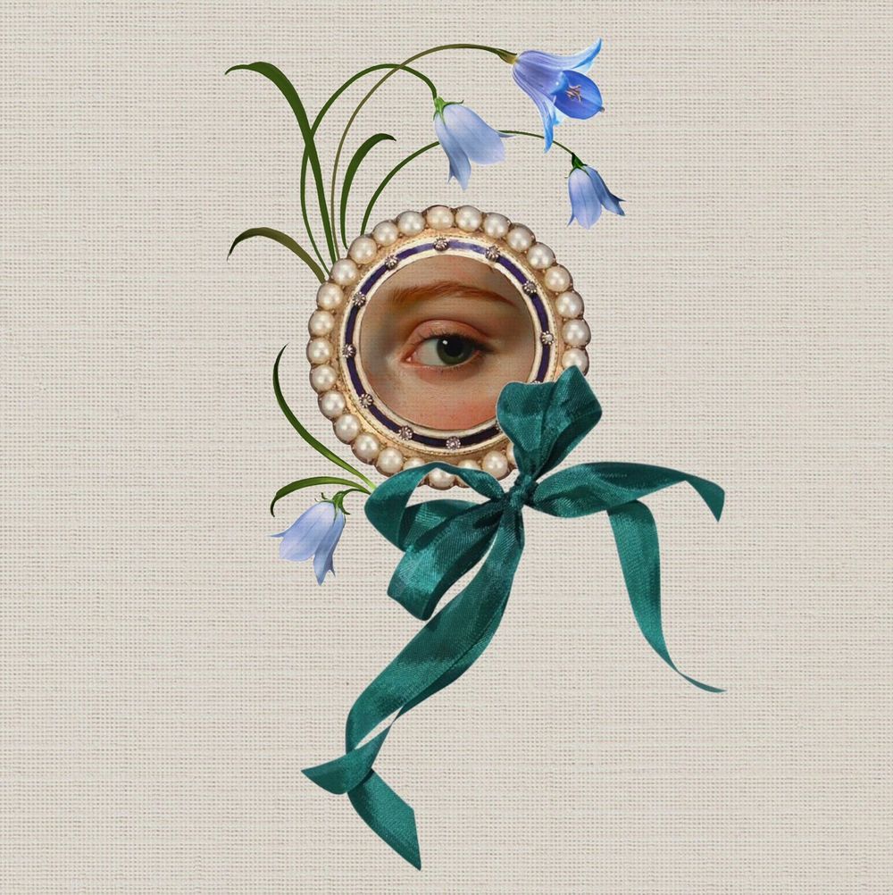 Flowers and brooch 