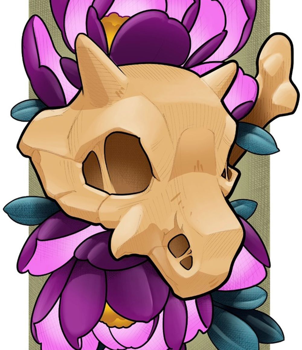 Cubone+ flowers