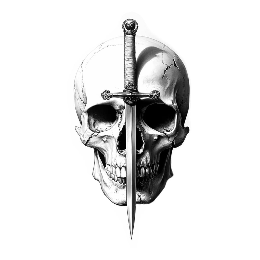 Skull sword