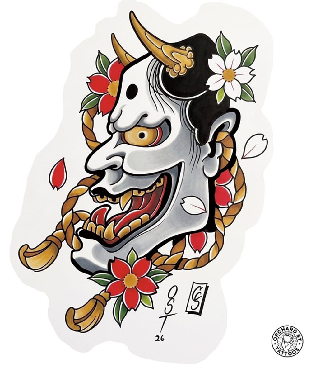 Hannya Mask In Profile