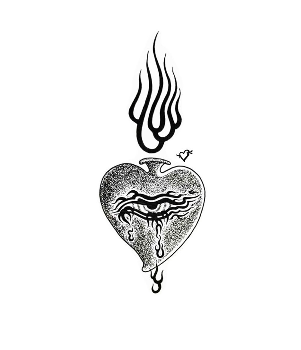 Evil eye sacred heart 