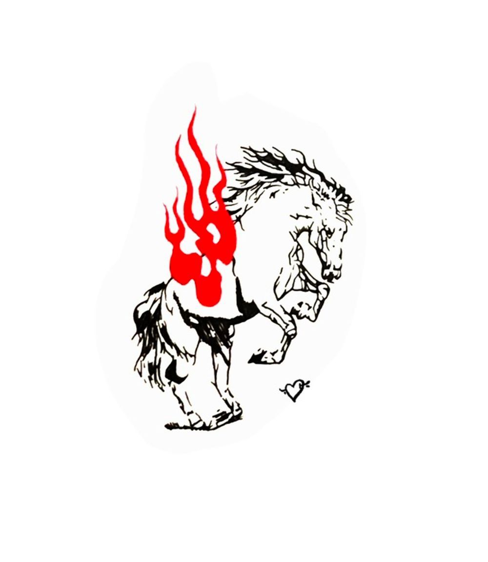 Fire Horse Red 