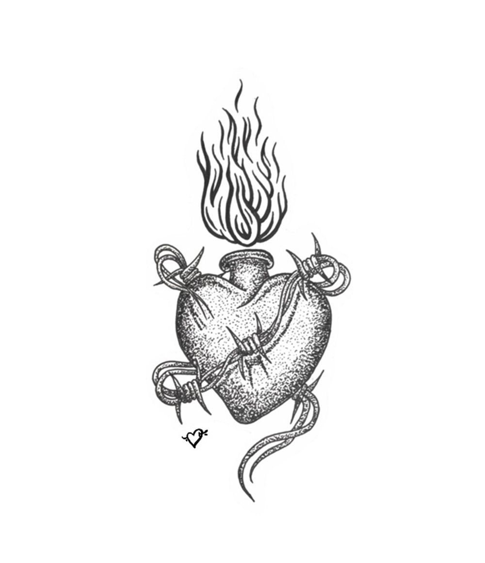 Sacred Heart Barbed Wire