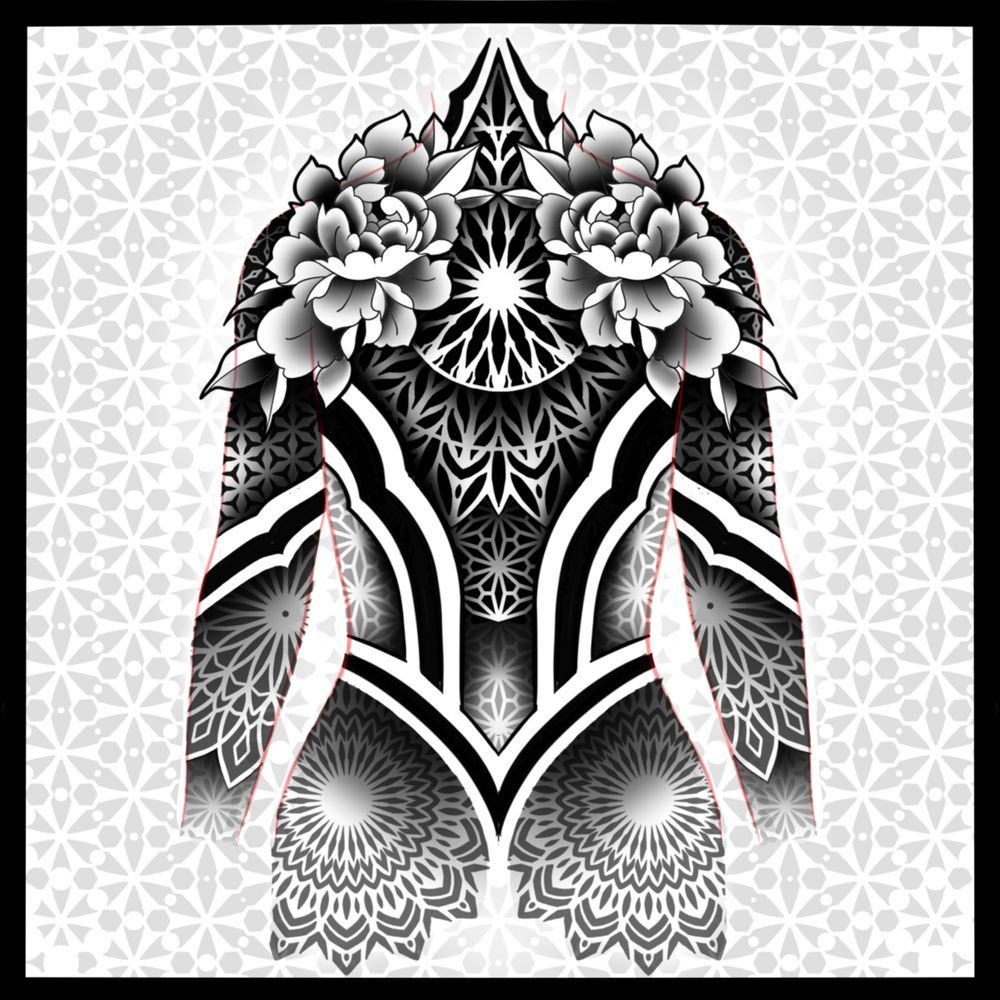 Geometric Back Piece