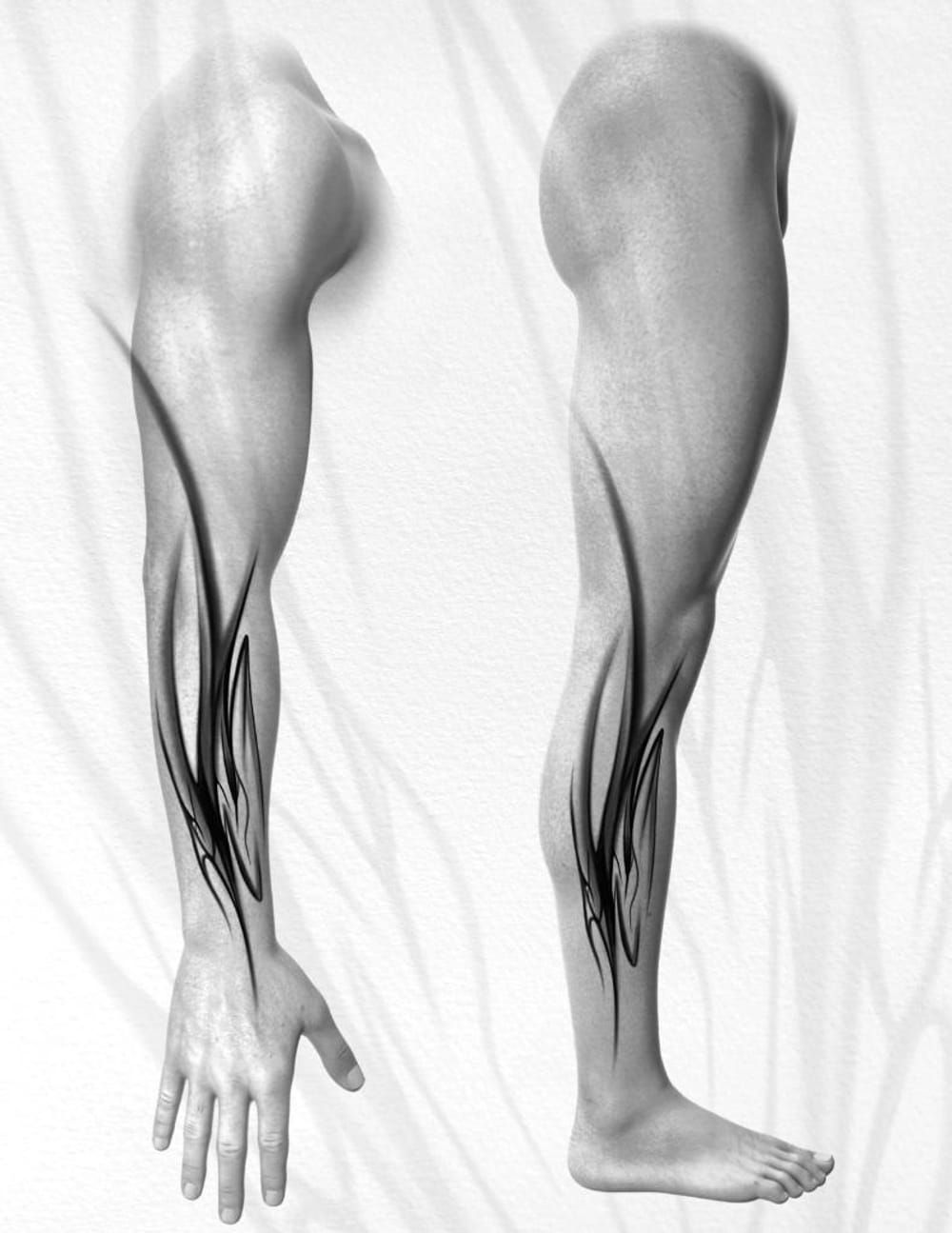 long flow 1 (arm or leg)