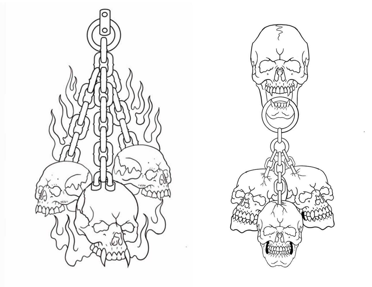 Skull chains