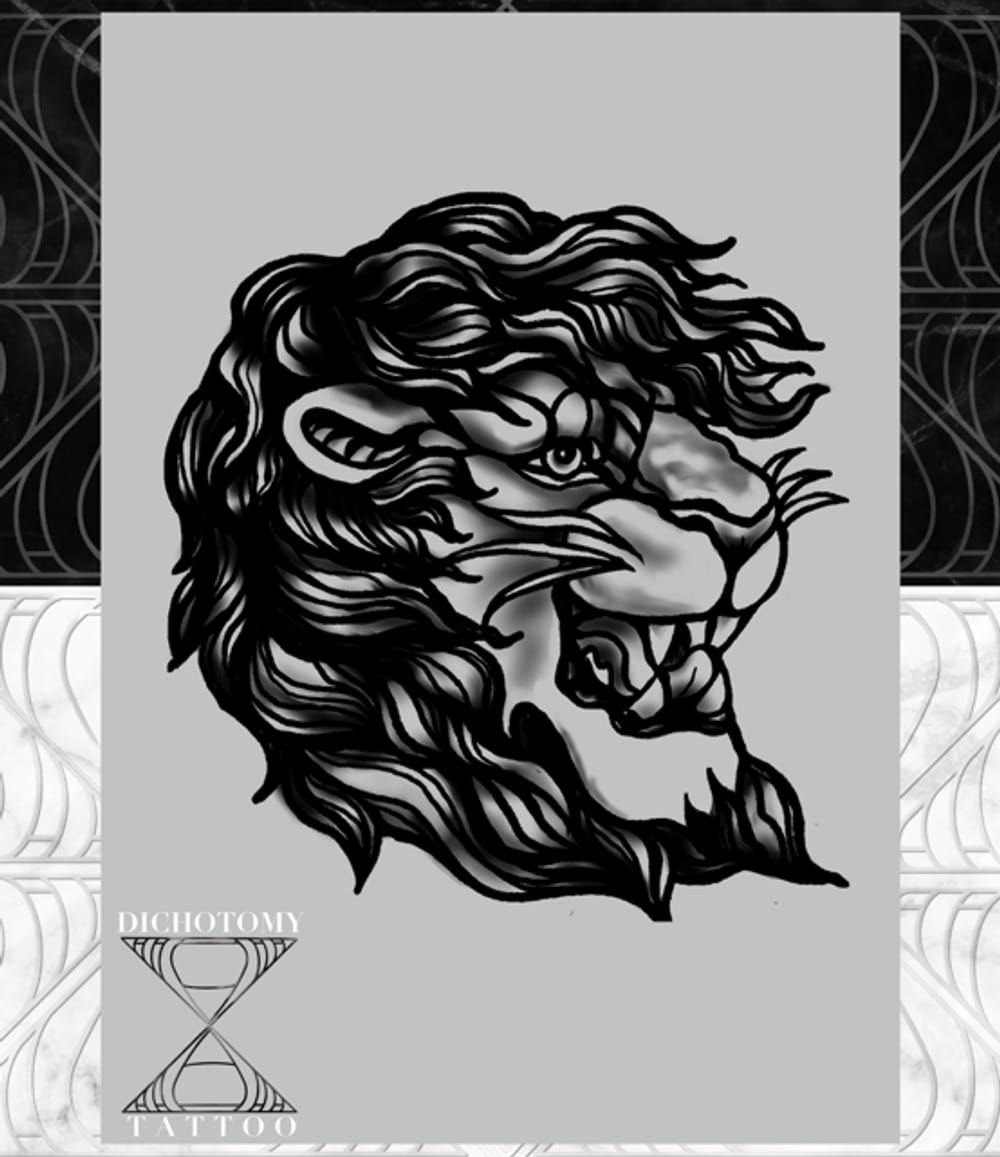 Look there’s a lion…