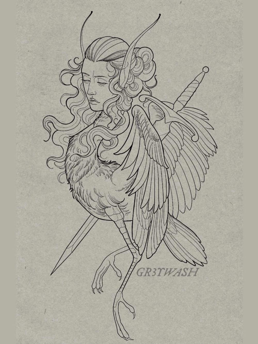 Heron Lady