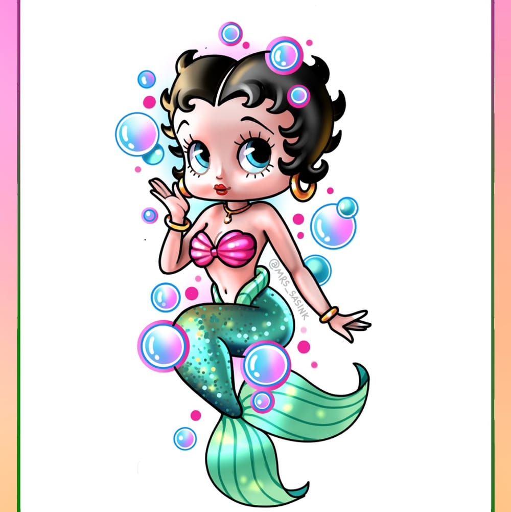 Betty Boop Mermaid