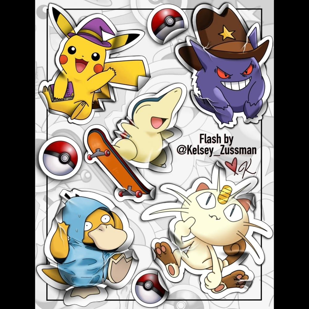 Pokémon Sticker Flash!